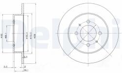 DELPHI Brzdový kotúč DELPHI BG3125 (BG3125)