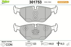 VALEO Sada brzdových platničiek kotúčovej brzdy VALEO 301753 (301753)
