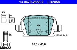 ATE Sada brzdových platničiek kotúčovej brzdy ATE 13.0470-2858.2 (13.0470-2858.2)
