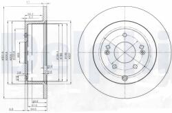 DELPHI Tarcza Ham. Hyundai Santa Fe 06- (bg4136)