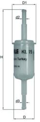 MAHLE Palivový filter MAHLE KL 15 (KL 15)