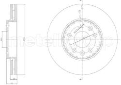 METELLI Brzdový kotúč METELLI 23-1793C (23-1793C)