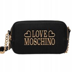 Moschino Kézitáska JC4333PP0NK1300A valódi bőrből, fekete (JC4333PP0NK1300A)