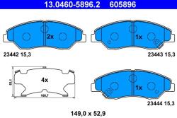 ATE Sada brzdových platničiek kotúčovej brzdy ATE 13.0460-5896.2 (13.0460-5896.2)