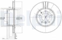 DELPHI Tarcza Ham. Bmw 5 E34 (bg2433)
