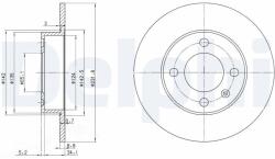 DELPHI Tarcza Ham. Vw Polo (bg3505)