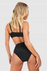 Boohoo bikini felső fodros vállpántos felső NG2 jus L