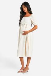 Boohoo krémszínű kismama ruha B18 imv textúra XL