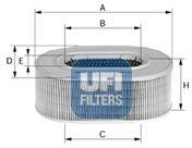 UFI Vzduchový filter UFI 27.162. 00 (27.162.00)
