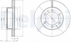 DELPHI Tarcza Ham. Toyota Hilux 05- (bg4211c)