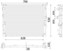 MAHLE Chladič motora MAHLE CR 939 000P (CR 939 000P)