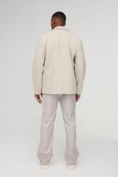 Boohooman Bézs Patentos Kabát B18 ddf 46