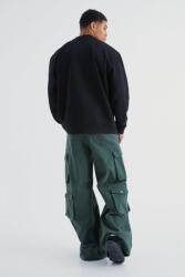 Boohooman Fekete Hosszú Ujjú Pulóver B18 zpb S