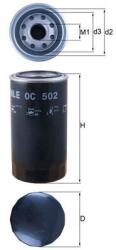 MAHLE Olejový filter MAHLE OC 502 (OC 502)