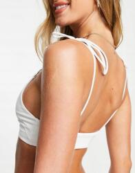 AS Asos Design fehér Bikini Felső Megkötős WS1 tgt Xxs