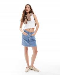 Pull&Bear Fehér Gombos Felső B11 hln M