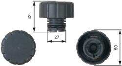 GATES Uzatvárací kryt, nádobka chladiacej kvapaliny GATES RC244 (RC244)