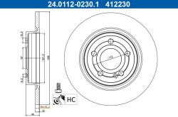 ATE Brzdový kotúč ATE 24.0112-0230.1 (24.0112-0230.1)