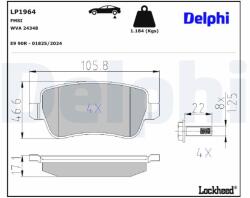 DELPHI Klocki Ham. Croma/vectra Tyl (lp1964)
