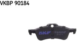 SKF Sada brzdových platničiek kotúčovej brzdy SKF VKBP 90184 (VKBP 90184)