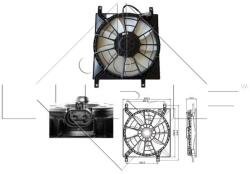 NRF Ventilátor chladenia motora NRF 47257 (47257)