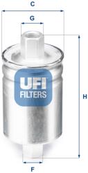 UFI Palivový filter UFI 31.750. 00 (31.750.00)