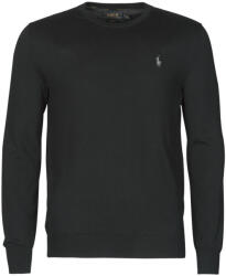 Ralph Lauren Pulovere Bărbați PULL COL ROND AJUSTE EN COTON PIMA LOGO PONY PLAYER Polo Ralph Lauren Negru EU XS