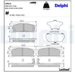 DELPHI Klocki Ham. Tyl (lp814)