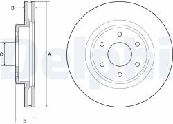 DELPHI Tarcza Ham. Nissan Navara Np300 15- (bg4941)