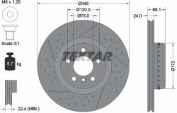 TEXTAR Brzdový kotúč TEXTAR 92265225 (92265225)