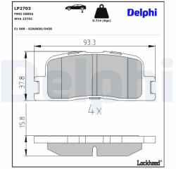 DELPHI Klocki Ham. Tyl (lp2703)