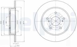 DELPHI Tarcza Ham. Suzuki Swift 06- (bg4222)