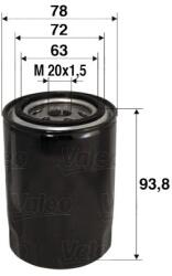 VALEO Olejový filter VALEO 586080 (586080)