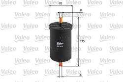 VALEO Palivový filter VALEO 587022 (587022)
