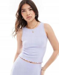  Asos Design lila ujjatlan felső hímzett fodros NJ1 ewm S