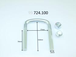 CS Germany Spona listovej pružiny CS Germany 99.724. 110 (99.724.110)