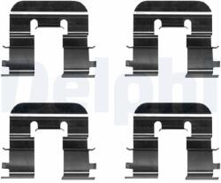 DELPHI Súprava príslušenstva, obloženie kotúčovej brzdy DELPHI LX0676 (LX0676)