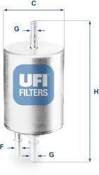 UFI Palivový filter UFI 31.831. 00 (31.831.00)