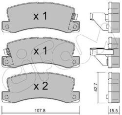 CIFAM Sada brzdových platničiek kotúčovej brzdy CIFAM 822-161-0 (822-161-0)