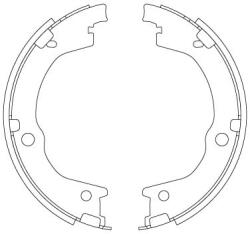 TRW Sada brzd. čeľustí parkov. brzdy TRW GS8829 (GS8829)