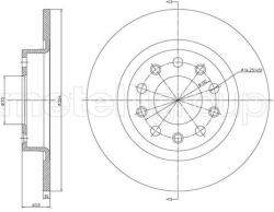 METELLI Brzdový kotúč METELLI 23-1255C (23-1255C)