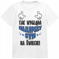 PolskaKoszulka Gyerek Póló Póló Gyerekeknek Gyereknap Legjobb Fiú 128 (KOSZKBI-KDDS01-MIN)