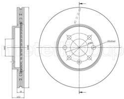 METELLI Brzdový kotúč METELLI 23-0825C (23-0825C)