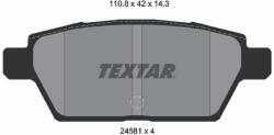 TEXTAR Sada brzdových platničiek kotúčovej brzdy TEXTAR 2458102 (2458102)