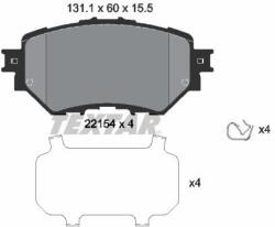 TEXTAR Sada brzdových platničiek kotúčovej brzdy TEXTAR 2215401 (2215401)