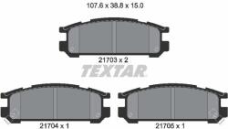 TEXTAR Sada brzdových platničiek kotúčovej brzdy TEXTAR 2170301 (2170301)