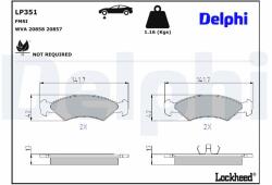 DELPHI Klocki Ham. Ford Fiesta -89 (lp351)