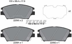 TEXTAR Sada brzdových platničiek kotúčovej brzdy TEXTAR 2259001 (2259001)