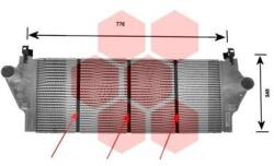 VAN WEZEL Chladič plniaceho vzduchu VAN WEZEL 43004295 (43004295)