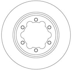 TRW Brzdový kotúč TRW DF6774S (DF6774S)